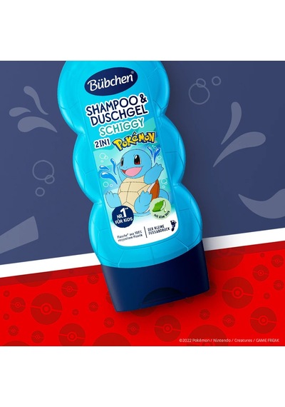 Bübchen Çocuk Şampuan&duş Jeli 2 İn 1 Pokemon Schiggy 230 Ml
