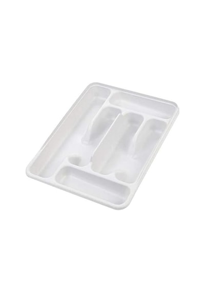 Moonstar Çekmece İçi Kaşıklık 6gözlü Çatal Bıçak Organızer 40x30cm-kş-170 Krem Çok Renkli