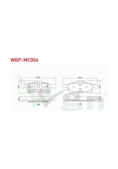 Mını R50,r53 Cooper 1.6 16.10mm 2001-2006 Arka Fren Balatası 34 21 6 762 871