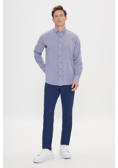 AC&Co / Altınyıldız Classics Erkek Lacivert Comfort Fit Rahat Kesim Düğmeli Yaka Casual Keten Gömlek 4A2022200085LACXL Lacivert AC&Co / Altınyıldız Classics Erkek Lacivert Comfort Fit Rahat Kesim Düğmeli Yaka Casual Keten Gömlek 4A2022200085LACXL Lacivert