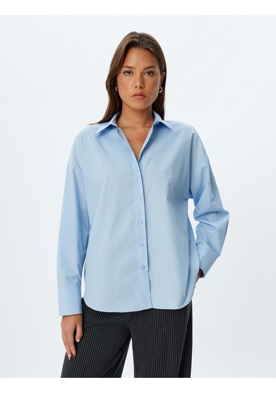 Koton Regular Fit Gömlek Klasik Yaka Uzun Kollu Pamuklu Açık İndigo 5wak60192uw Açık İndigo Koton Regular Fit Gömlek Klasik Yaka Uzun Kollu Pamuklu Açık İndigo 5wak60192uw Açık İndigo