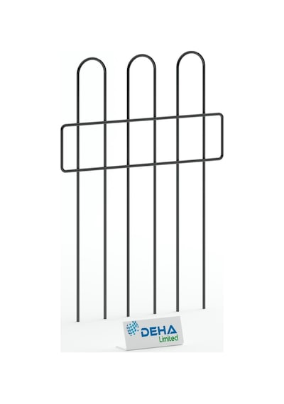 4 Adet Pasa Dayanıklı Metal Çit Bahçe Korkuluğu Hayvan Bariyeri Peyzaj Kenarlığı Bahçe Çiti