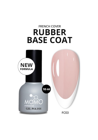 Momo Professional French Cover Rubber Base Coat Fc03 10 Ml