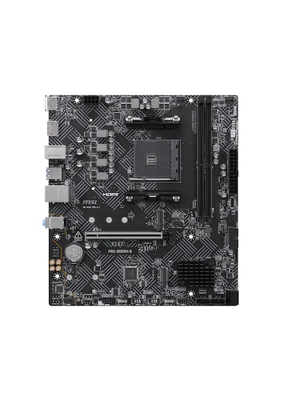 Msı Pro B550m-b Am4 Ddr4 4600 Oc Hdmı Dp 2x M.2 Usb 5gbps Matx 35127857