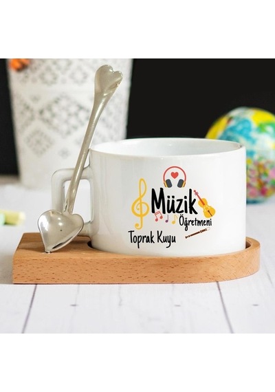 Müzik Öğretmeni Lüks Fincan Seti