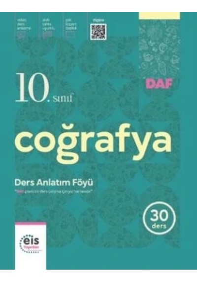 Eis 10.sınıf Coğrafya Ders Anlatım Föyü 30 Föy