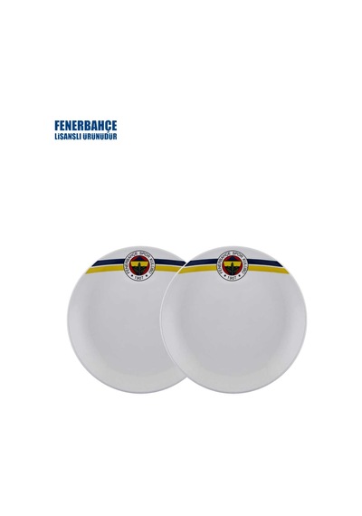 Neva N3428 Fenerbahçe Lisanslı Arma Logo 2'li Servis Tabağı Fb-ZC148TDS01