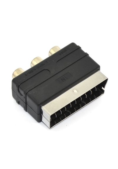 Alfais 4814 Scart To Rca Skart Tos Av Çevirici Dönüştürücü Adaptör