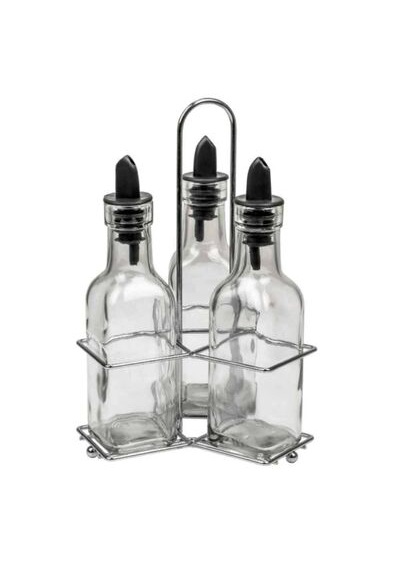 Epinox Yasemin Profesyonel Cam Yağlık 3'lü Set 200 Ml Yys-03 Şeffaf