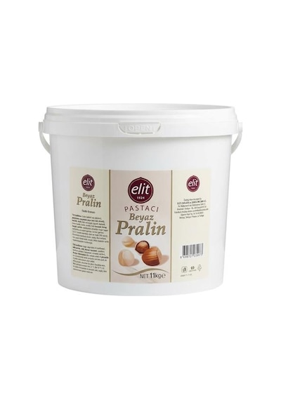 Elit Pastacı Beyaz Ezme Pralin Fındık 11 Kg 2635