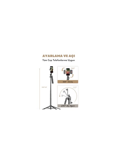 Piili Aı Yüz Takip Tripod Stand