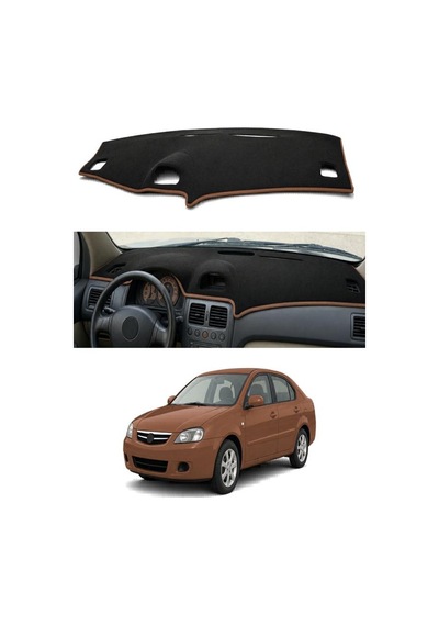 Proton - Gen-2 2004-2011 Uyumlu Torpido Koruma Kılıfı - Kahverengi Şeritli