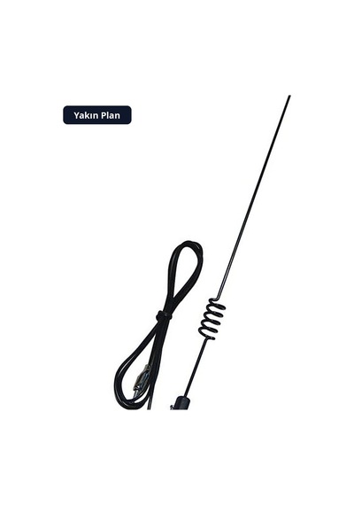 Trobus Oto Anten Yaylı Oluk Tip 41 Cm Siyah