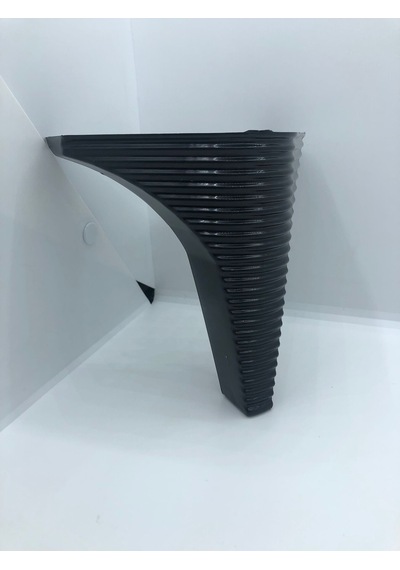 DEKORATİF, 15 CM SİYAH PLASTİK BAZA,KOLTUK,MOBİLYA AYAĞI (4 ADET)