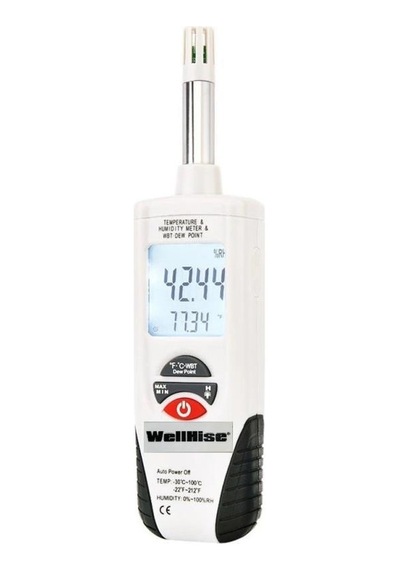 Wellhise Ht-350 Termometre Sıcaklık Ve Nem Ölçer Wl-017