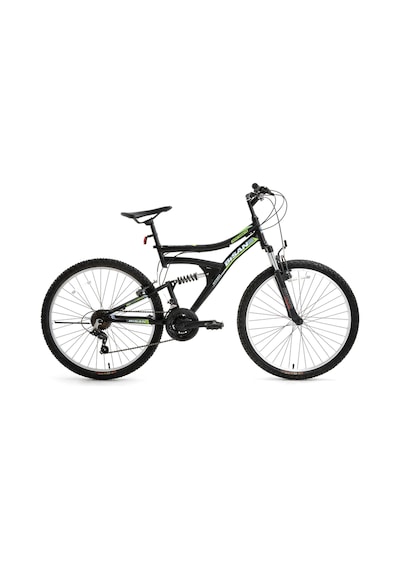 Ranger Dağ Bisikleti 36 Cm V 24 Jant Amortisörlü 21 Vites Mat Siyah Yeşil Siyah - Yeşil