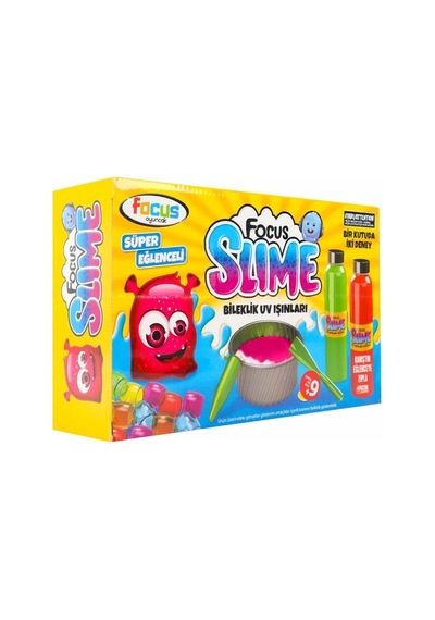 Slime Deney Seti Ve Uv Işınlı Bileklik