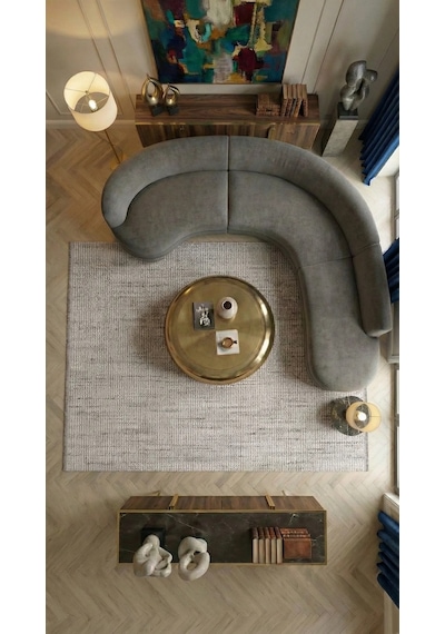 Youdayhomecollection Funda Model Oturma Odası Halısı 1bej