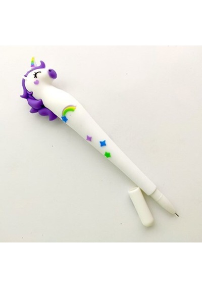 Unicorn Başlıklı Mekanik Uçlu Jel Kalem Diğer
