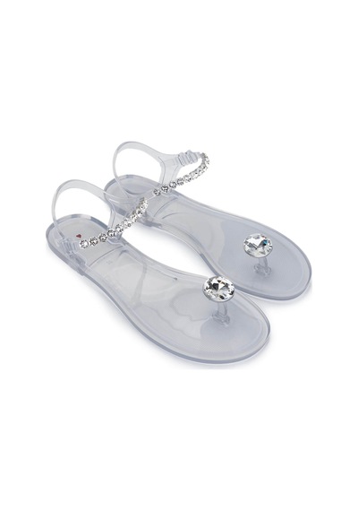 Menghi Kadın Pvc Şeffaf Parmak Arası Sandalet 774 828e Bn Sndlt Y25 Glass Şeffaf