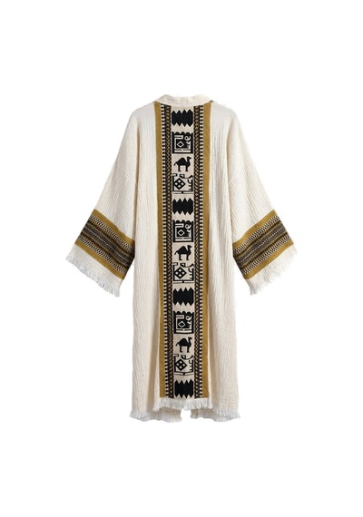 Brandsmiths Natural Symbol Nomad Kimono- Altın Ton Sarı