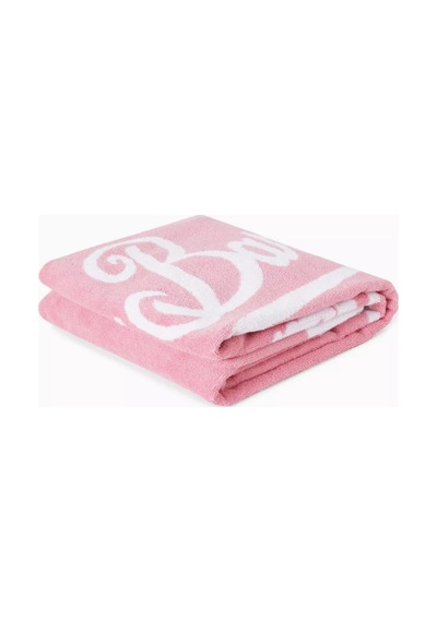 Mc2 Saint Barth Logo Plaj Havlusu Yumuşak Pamuk, Pastel Pembe Yaz Şıklığı