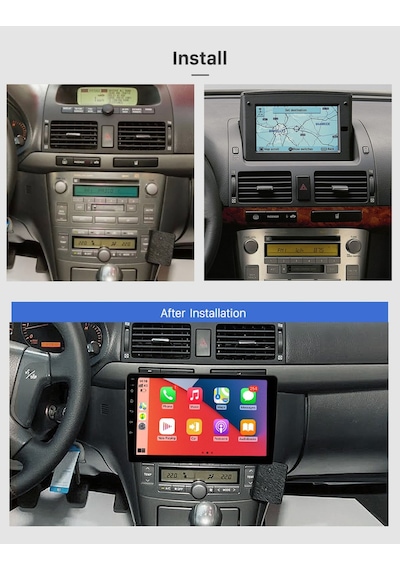 Toyota Avensis 2002-2008 Uyumlu Multi Medya Navi Gasyon Usb Kamera Carplayer