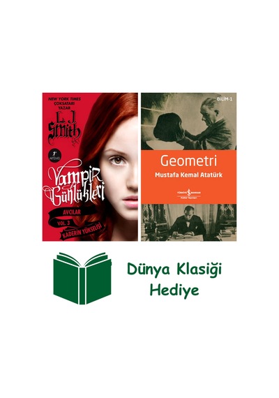 Vampir Günlükleri - Vol. 3 Kaderin Yükselişi + Geometri + Dünya Klasiği Hediye