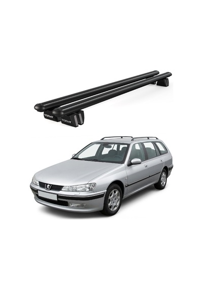 Pençe Peugeot 406 Sw 1999-2005 Uyumlu Siyah Ara Atkı 109cm Port Bagaj Tavan Barı