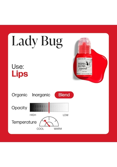 Perma Blend Sweet Lip Lady Bug Kalıcı Makyaj Dudak Pigmenti 15ml