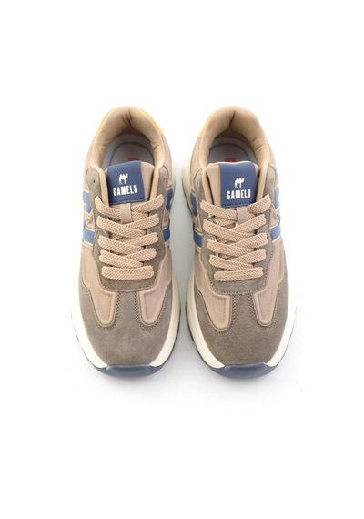Bambi Kahve Süet Hakiki Deri Erkek Sneaker E01175561002