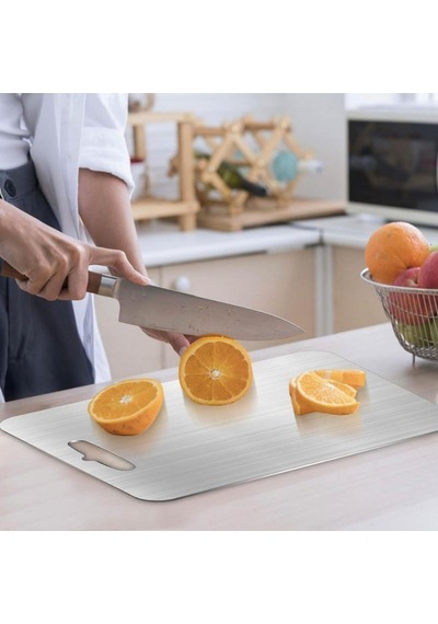 Cvs Dn 00137 Paslanmaz Celık Kesme Tahtası Metal
