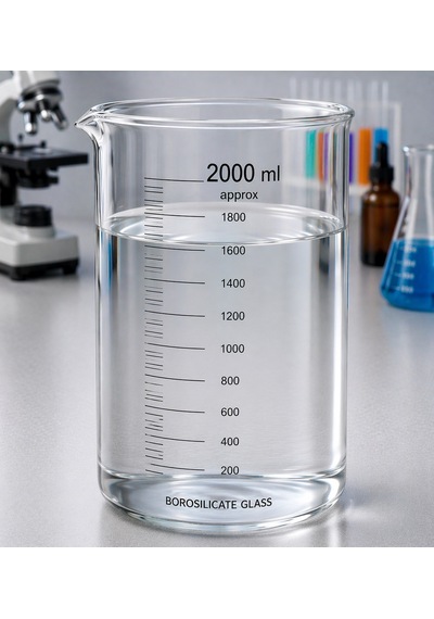 Beher Cam Dereceli 2000ml 1 Adet