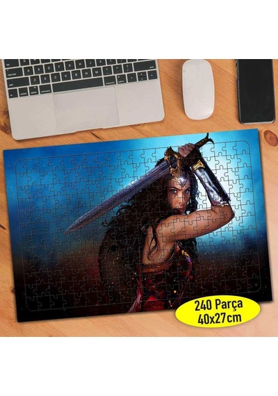 Wonder Women Karakteri 240 Parça Puzzle Yapboz Tablo-3221