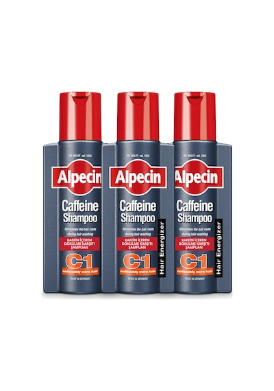 Alpecin C1 - Kafeinli Dökülme Karşıtı Şampuan X3