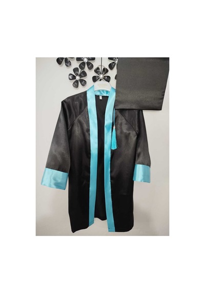 Bba Tulle Store 2 Li Set Turkuaz Mezuniyet Cübbesi,mavi Okul İçin Mezuniyet Cübbe-kep Mavi Mavi Bba Tulle Store 2 Li Set Turkuaz Mezuniyet Cübbesi,mavi Okul İçin Mezuniyet Cübbe-kep Mavi Mavi