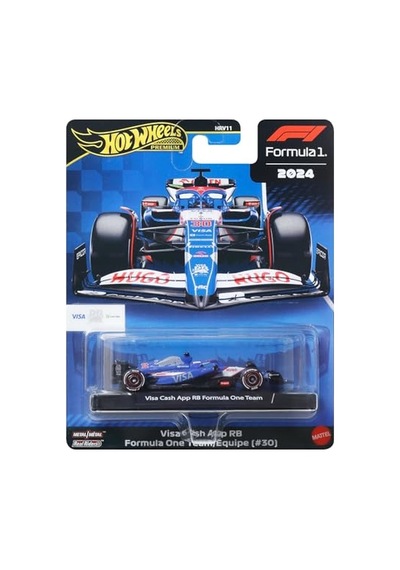 Hot Wheels Formula 1 Visa Cash App Yarış Arabası, Metal Ve Kauçuk, Koleksiyonluk Oyuncak, 13+ Yaş, 2024 F1 Sezonu, Number 30