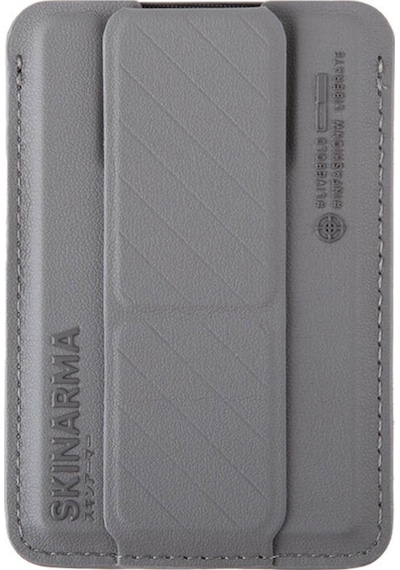 Skinarma Kado Magsafe Özellikli Kavrama Standlı Kartlık Gri