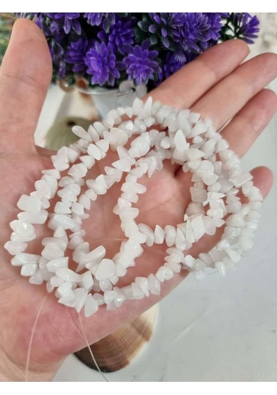 Aksesuarone Ay Taşı Doğal Taş Kırıktaş Dizi 80 Cm Şeffaf Sarı