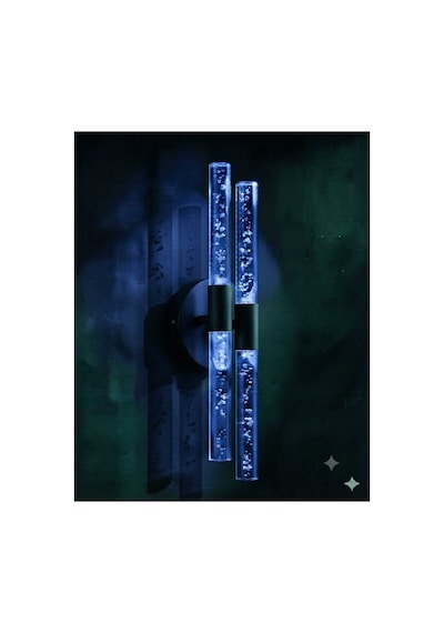 Bubbleflux Dubble Medium 40 Cm Modern Tasarım Led Aplik - Duvar Lambası - Siyah - Elektrikli - Rgb Kumandalı Siyah Rgb Elektrikli Kumandalı