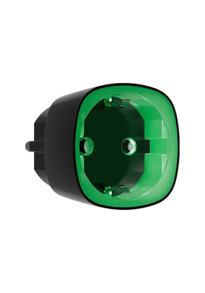 Ajax Socket Eu Type F Jeweller Güç Tüketimi İzleme Özelliğine Sahip Akıllı Priz Siyah