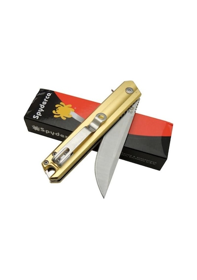 Spyderco Rubicon Kamp Çakı Gold