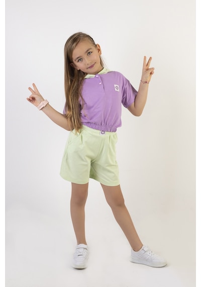 Harika Kids Kız Çocuk Kapşonlu Şortlu Alt-üst Takım 001 Harika Kids Kız Çocuk Kapşonlu Şortlu Alt-üst Takım 001