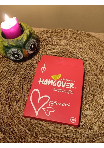 Hangover İçki Oyunu - Kese Hediyeli 45 Kart Çiftler İçin Eğlenceli Kart Oyunu