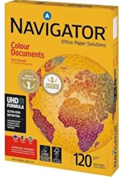 Navigator A4 Beyaz Fotokopi Kağıdı 120 G 1 Paket 250 Sayfa