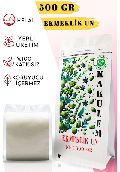 Kakulem Ata Tohum Ekmeklik Tam Buğday Unu 500 G