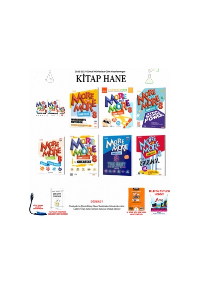 Fenomen 8. Sınıf More & More Premium İngilizce 173 8 Kitap Seti