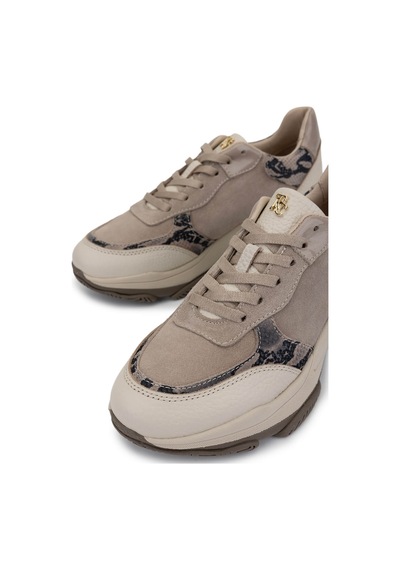 Tamer Tanca Kadın Hakiki Deri Bej Süet Sneakers & Spor Ayakkabı 154 3382 Bn Ayk Sk25-26 Bej Suet Bej