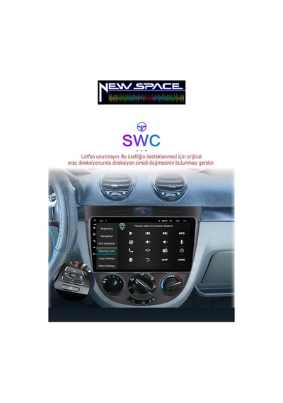 Chevrolet Lacetti Uyumlu 8gb Ram 128gb Rom 8 Çekirdek Android Multimedya