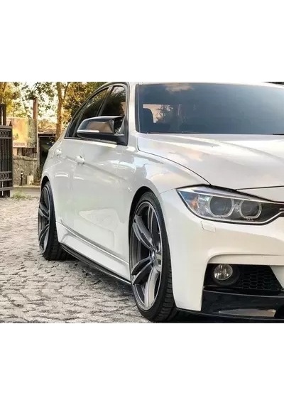 Bmw F20 - F22 - F30 - F32 - F33 -f36 Araca Özel Yarasa Ayna Kapağı Parlak Siyah